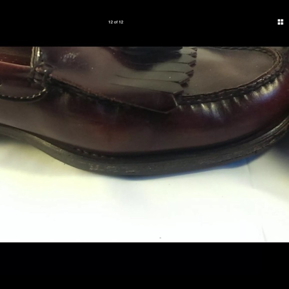 G. H. Bass Tassel Loafers Brown Leather Size 10D - Picture 7 of 8